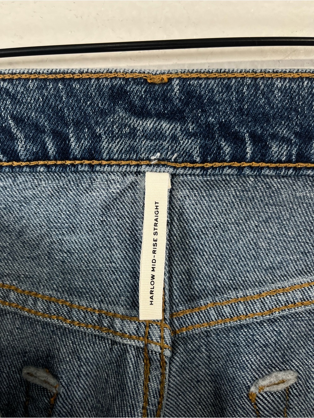 NWT Rag & Bone Harlow Midrise Straight Jean size 28 in Kendra Wash - Picture 7 of 10
